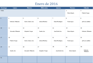 Enero 2016